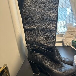 Kate Spade Black Heeled Boots